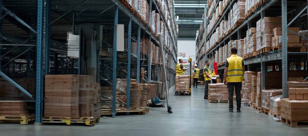 warehouse workers